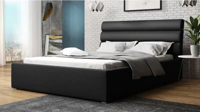 Čalouněná postel s rolovatelným roštem Exorim, Rozměr postele: 120x200, Potah: Victoria 14 869