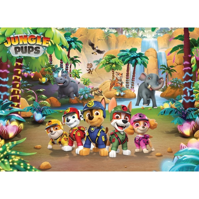 Dětská fototapeta Paw Patrol Jungle Pups 252 x 182 cm, 4 díly