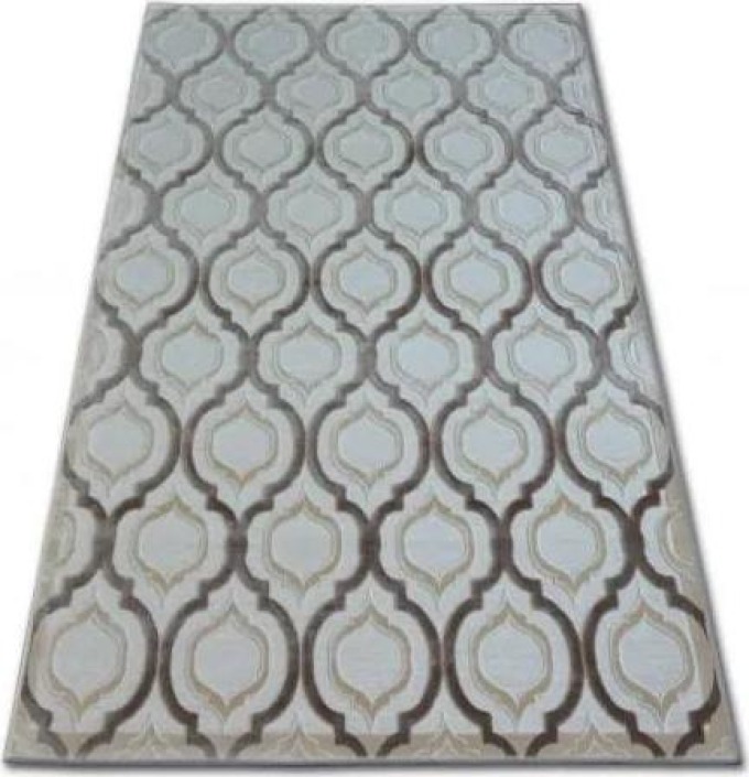 koberec AKRYL YAZZ 9717 Tmavá béžová/Světle béžová velikost 133x190 cm | krásné koberce cz