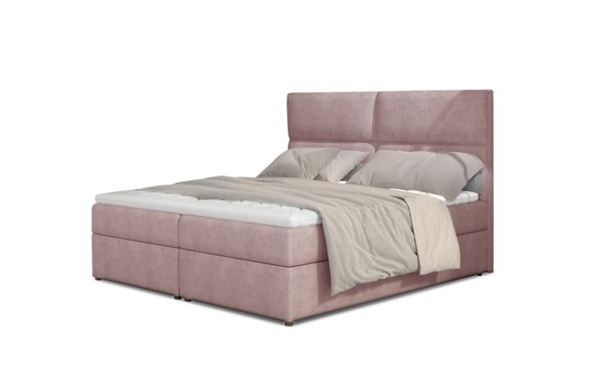 Boxspring PILANSI 12 180x200, růžová látka