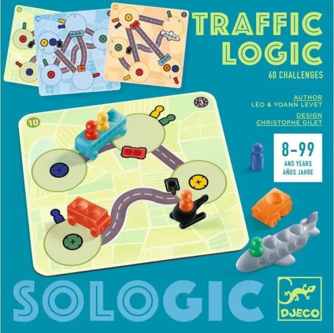 Djeco desková hra Sologic Traffic Logic