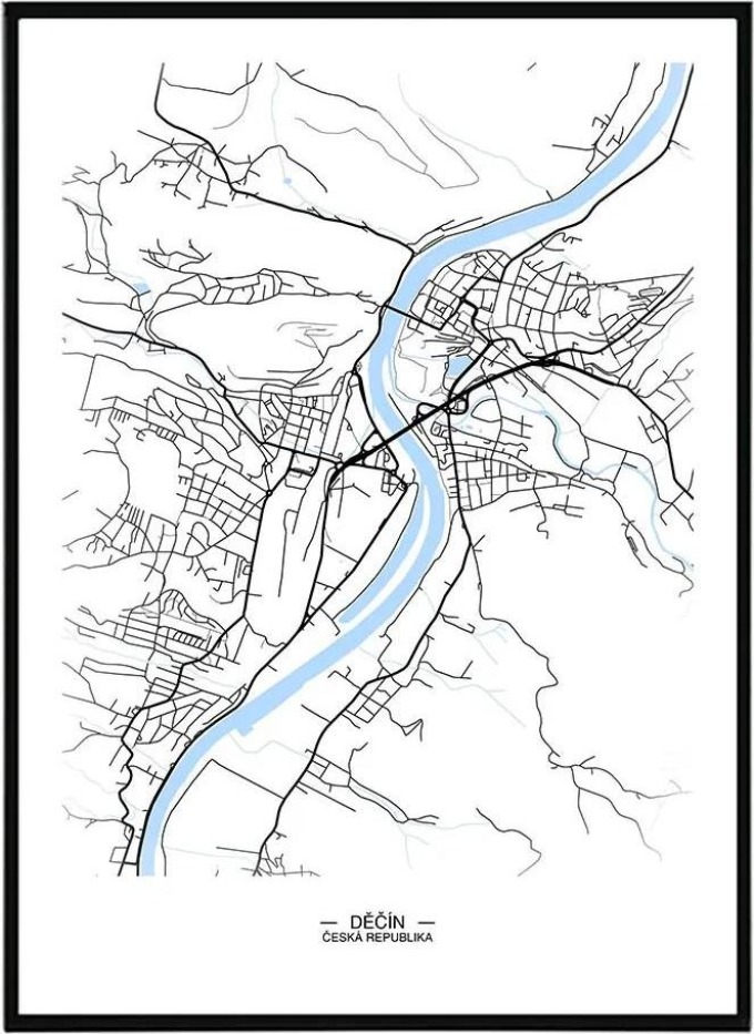 Děčín - 50x70 cm Obraz