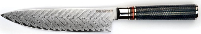 KATFINGER | Damaškový nůž šéfkuchaře 8" (20cm) | Resin | KF301