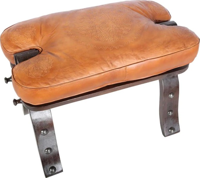 Orientální židle Sadaya karamelová