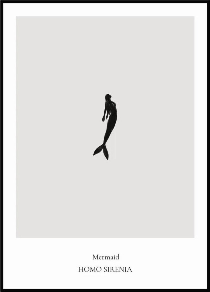 Plakát Mermaid A4 (21 x 29,7 cm)