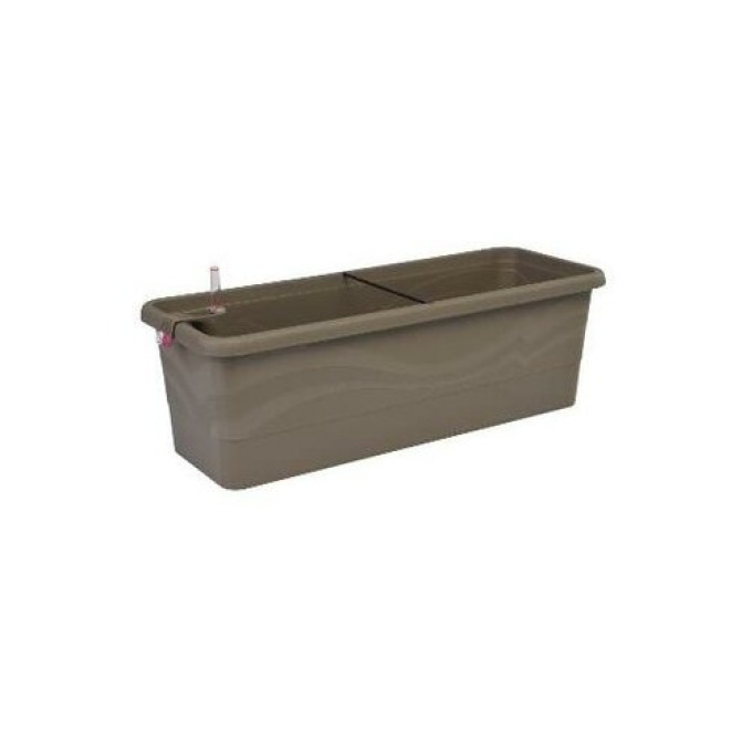 Gardenico Samozavlažovací truhlík Smart Systém Gardenie taupe, 80 x 19 x 22,5 cm