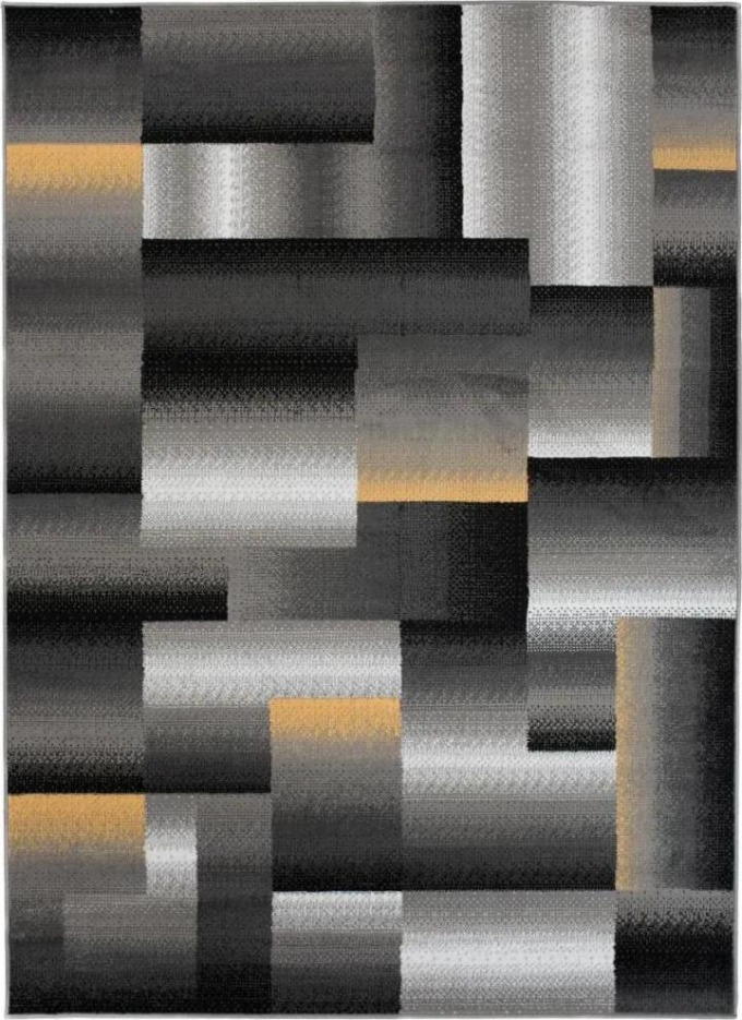 Kusový koberec PP Frenk šedožlutý 120x170cm