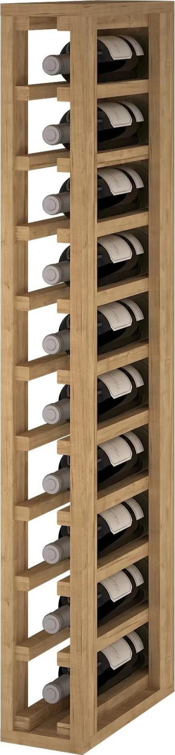 Regál na víno vyrobený z borovicového nebo dubového dřeva ve třech variantách provedení