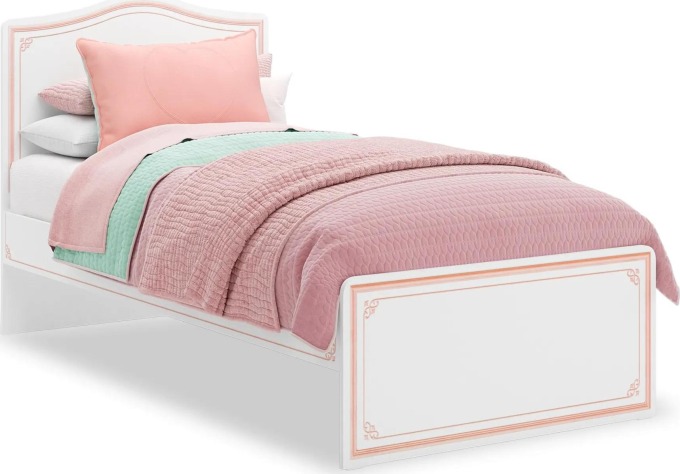 Čilek Dětská postel 100x200 cm Selena Pink
