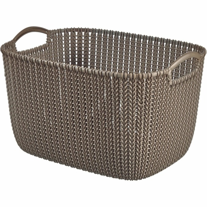 Curver Úložný box Knit 19 l, hnědá