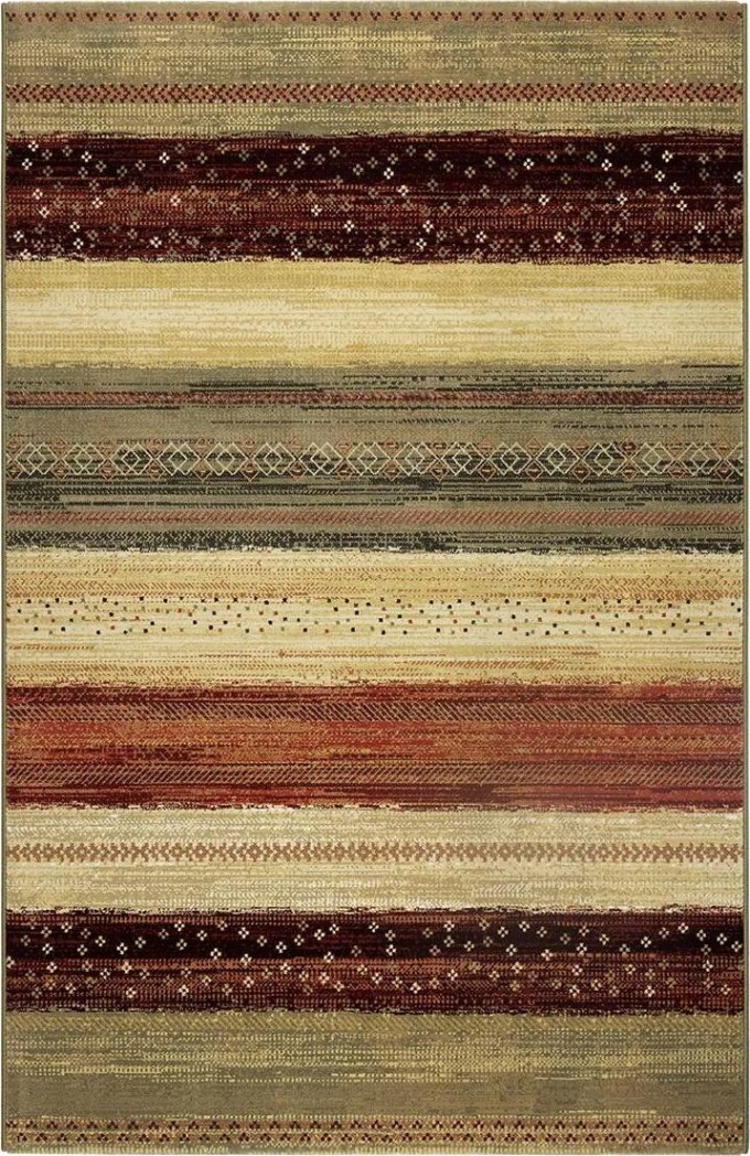 Kusový koberec s teplými barevnými odstíny, precizními detaily a moderními etno-dekory