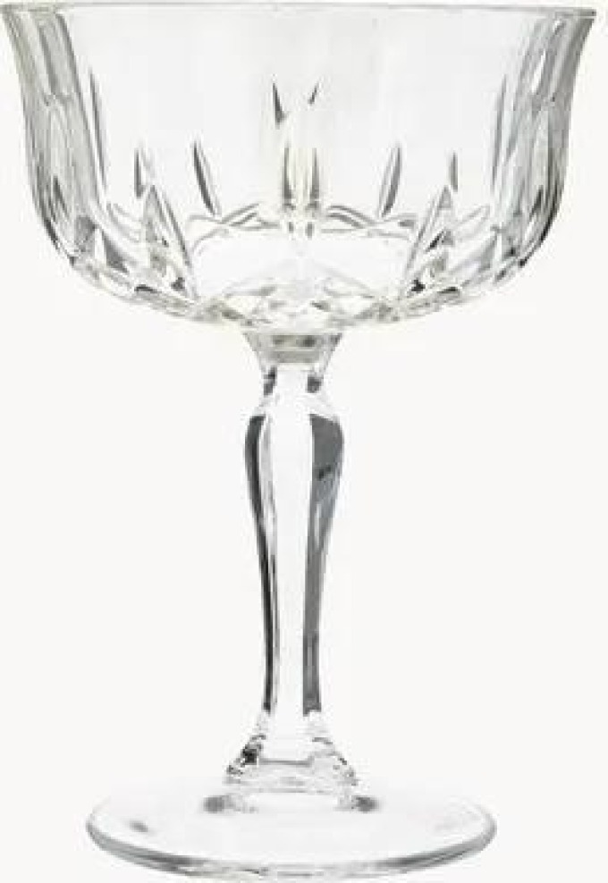 Křišťálové sklenice na šampaňské Opera, 6 ks