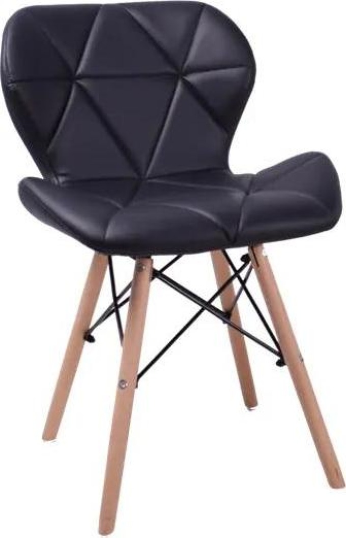 Jídelní židle EKO černá - skandinávský styl