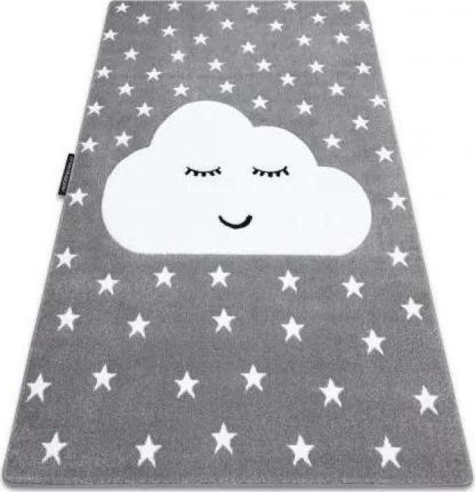 koberec PETIT MRÁČEK, HVĚZDY, šedý velikost 180x270 cm | krásné koberce cz
