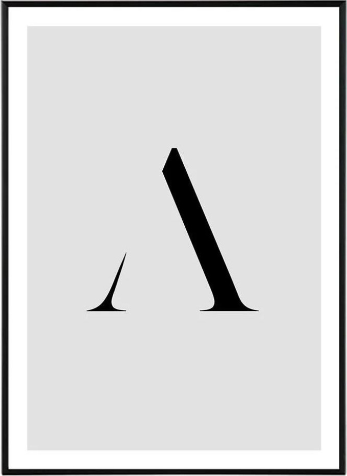 Letter A - 50x70 cm Obraz