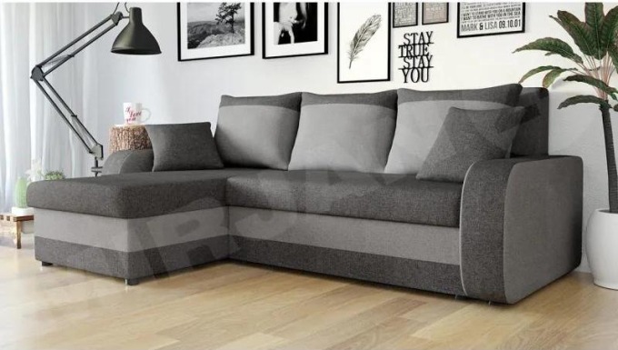 Rohová sedací souprava Dalmir Lux, Potah: Lux 06 + Lux 05