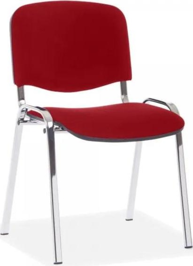 Elegatní konferenční židle s chromovanými nohami