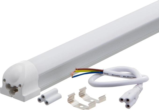 Stmívatelné LED zářivkové svítidlo 150cm 24W T8 teplá bílá - náhrada za klasickou 150cm 58W trubici, napájení z obou stran, obsahuje modul