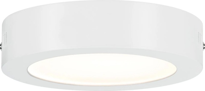Bílé stropní LED svítidlo s průměrem 17cm a výkonem 11W LED 3000K pro univerzální použití v moderním interiéru