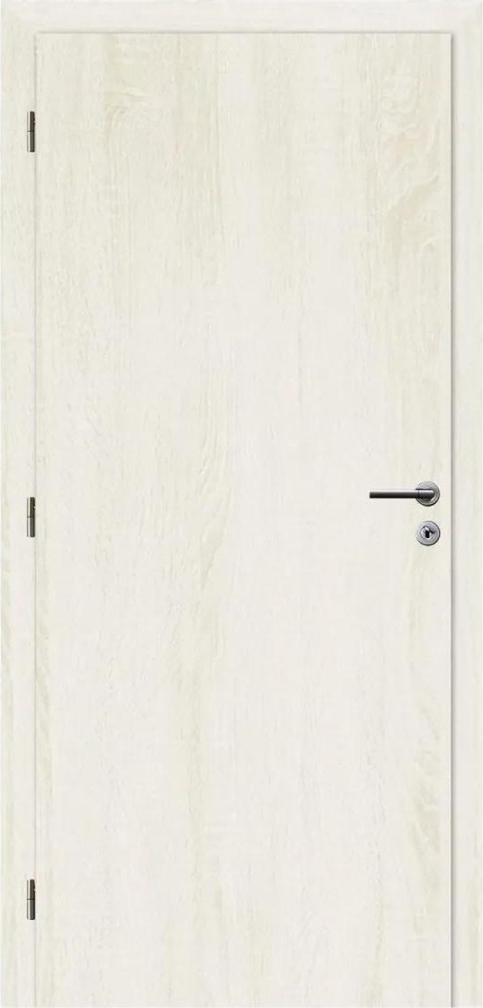 Solodoor Interiérové dveře 70 L, 750 × 1985 mm, fólie, levé, Andorra white, plné