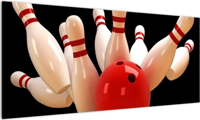 Bowling - obraz (100x40cm)