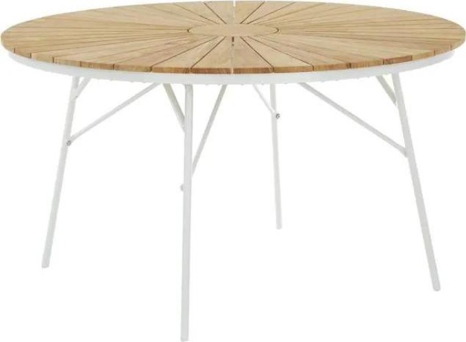Kulatý zahradní stůl z teakového dřeva Hard & Ellen, různé velikosti