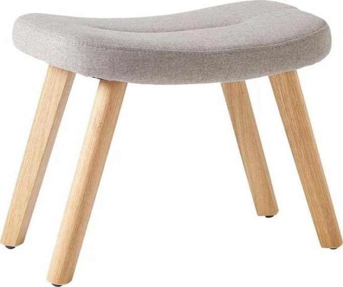 Sametová stolička's dřevěnými nohami Wing