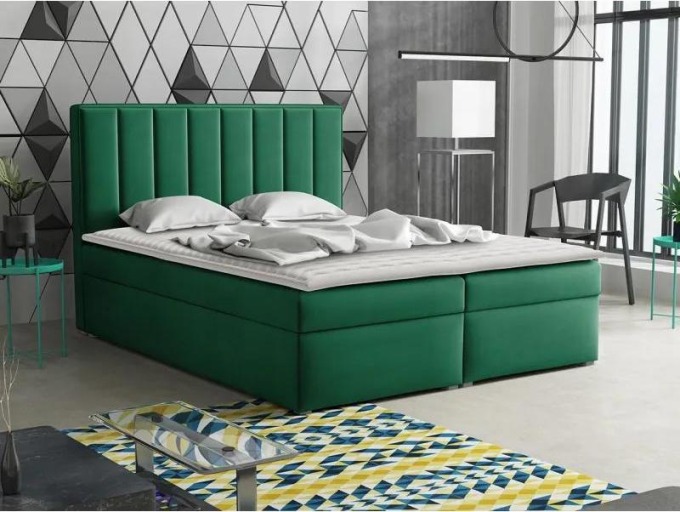 Kontinentální postel Sonden Box, Rozměr postele: 160 x 200 cm, Potah: Magic Velvet 2225