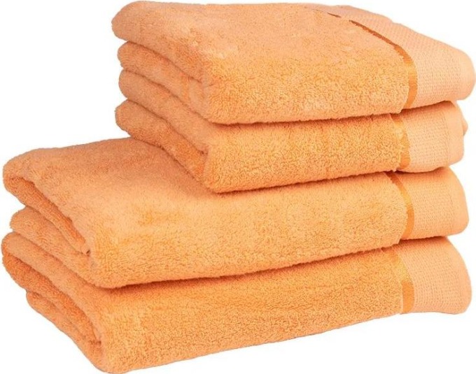 Tegatex Bavlněný ručník / osuška z mikro bavlny- oranžová Velikost: 70*140 cm