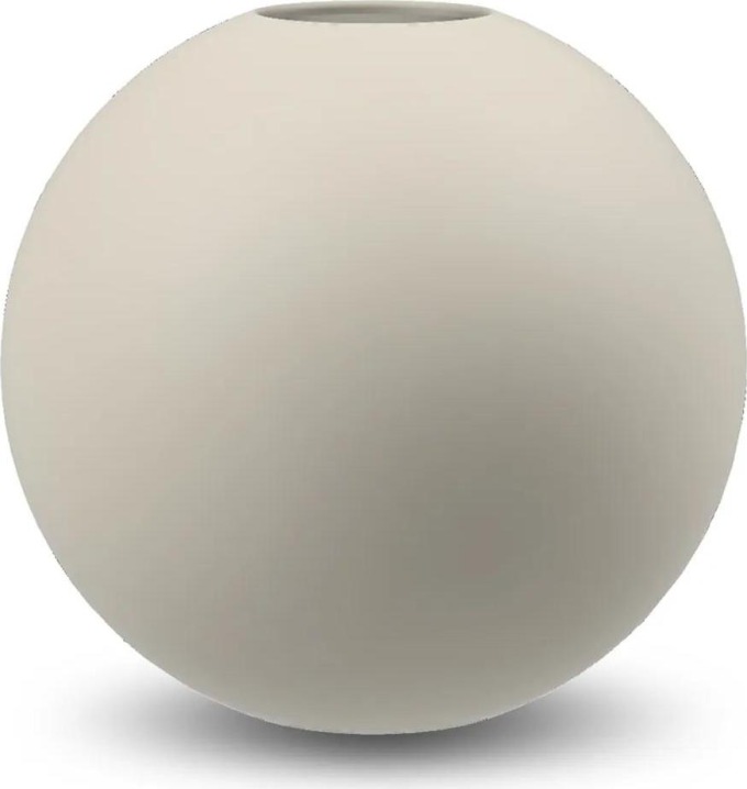 Cooee Design, Kulatá váza Ball Shell | krémová Velikost: 20 cm HI-028-03-SH