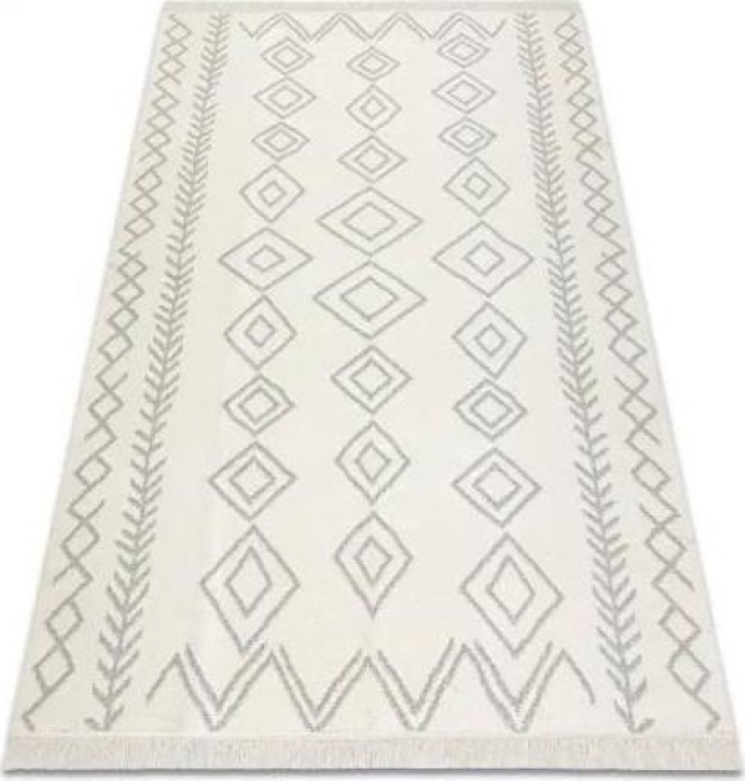 koberec TWIN 23000 Boho, bavlna, oboustranný, diamanty Ekologické t velikost 140x190 cm | krásné koberce cz