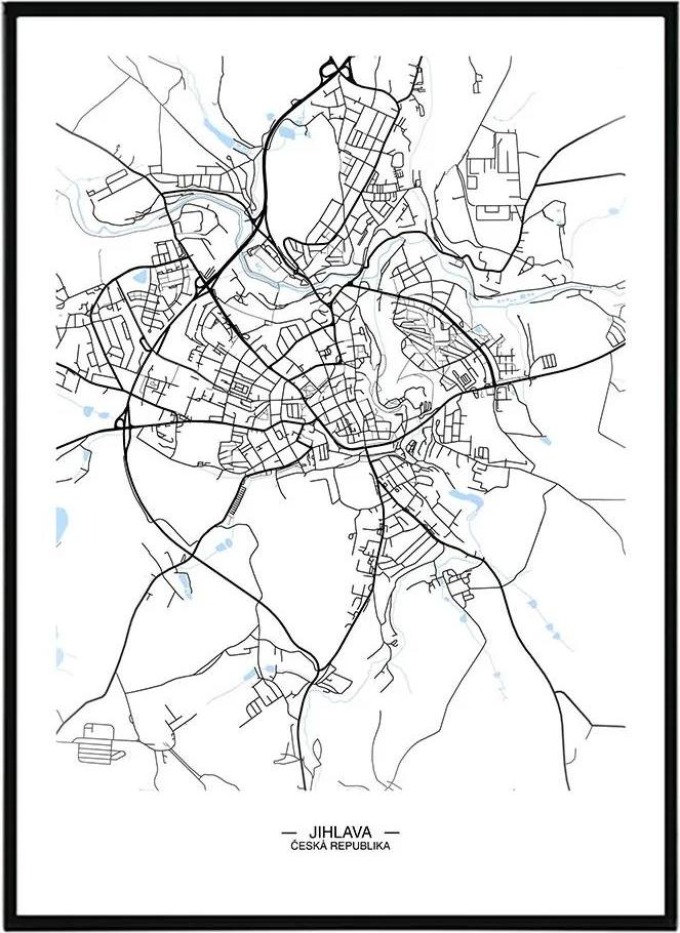 Jihlava - 30x40 cm Obraz