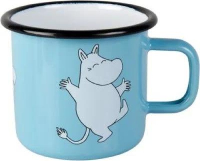 Malý smaltovaný plecháček Moomin Muurla