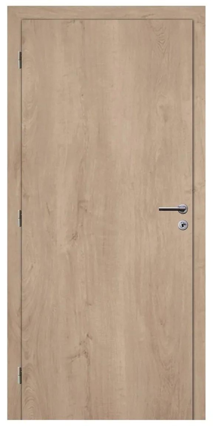 Solodoor Interiérové dveře 70 L, 750 × 1985 mm, fólie, levé, dub Western, plné