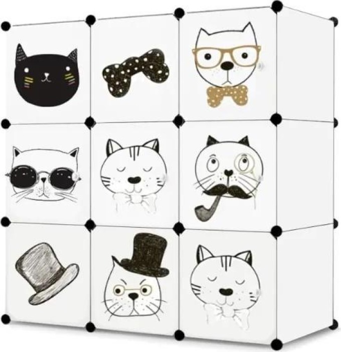 Dětská modulární skříň Cat