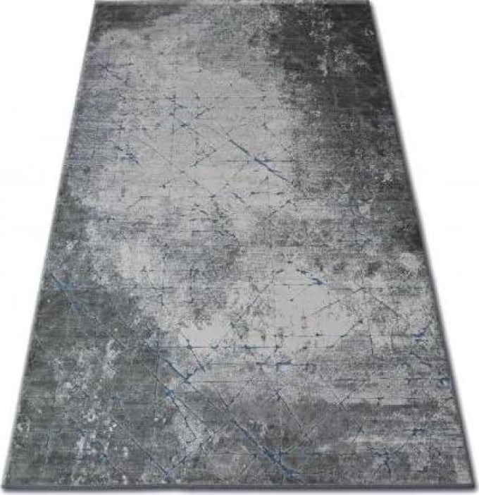 koberec AKRYL YAZZ 6076 BETON, modro šedý velikost 133x190 cm | krásné koberce cz