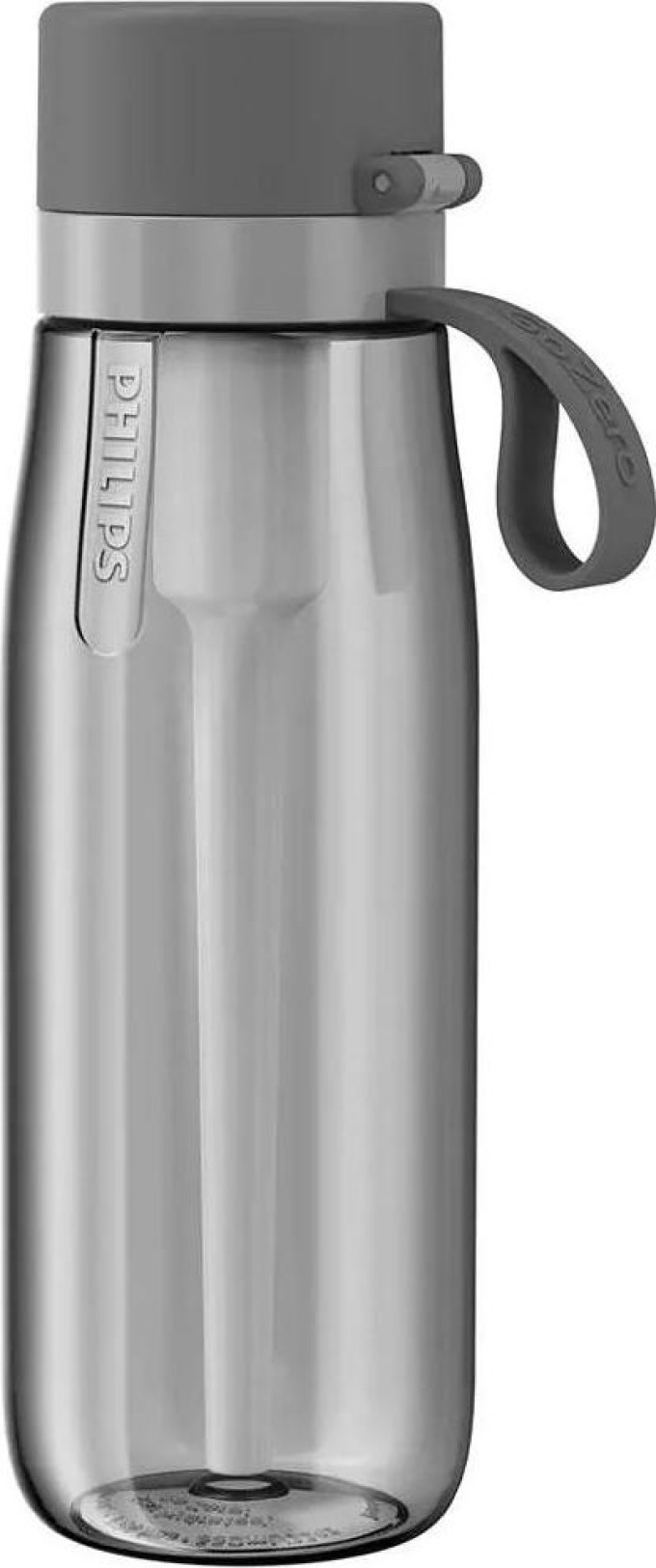 Filtrační láhev Philips Daily AWP2731GRR/58 (šedá), 0,6 l - Filtrační láhev s uzávěrem proti prachu a nedocházením úniku tekutiny, vhodná i do myčky nádobí