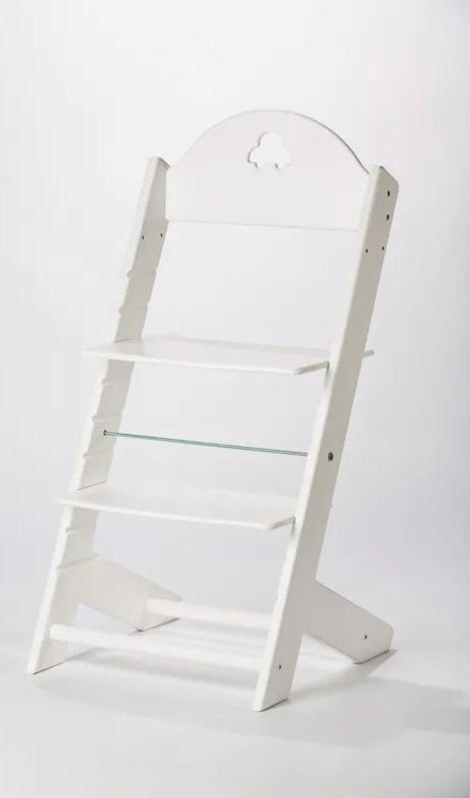 Lucas Wood Style rostoucí židle MIXLE - bílá/bílá rostoucí židle MIXLE: Autíčko
