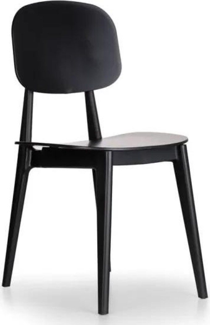 Plastová jídelní židle SIMPLY, černá