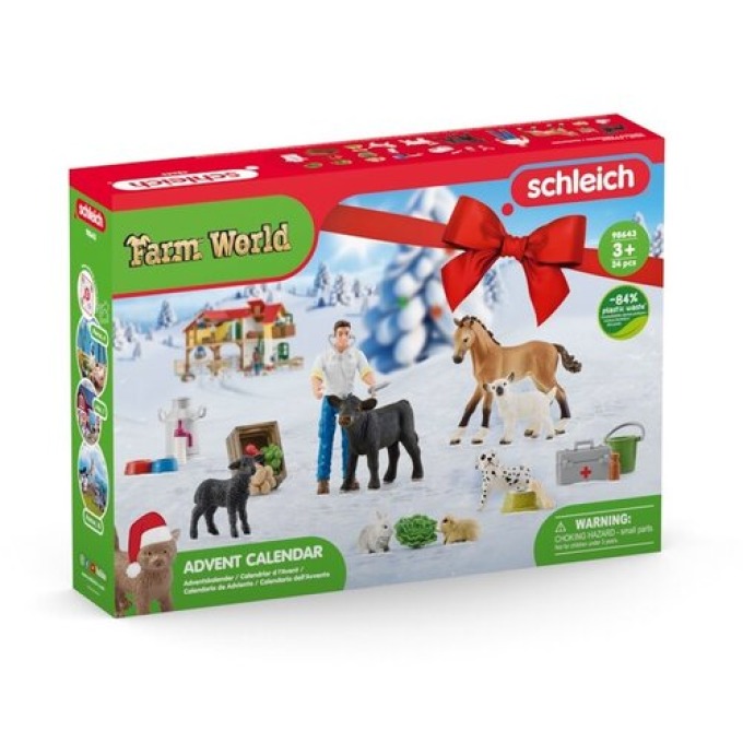 Schleich 98643 Adventní kalendář 2022 Domácí zvířata