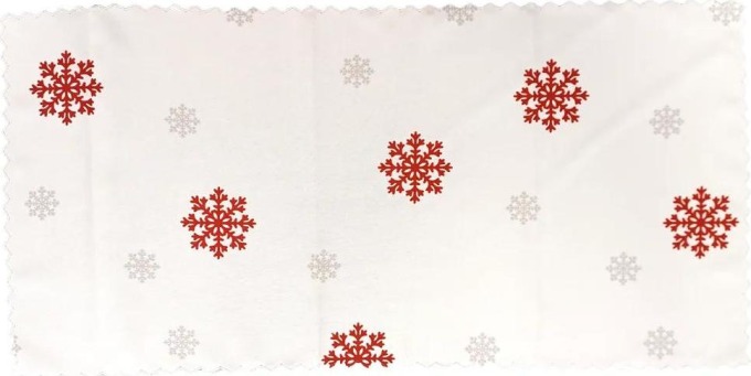 Kuchyňský ubrus Homa SNOWFLAKE 40x80cm