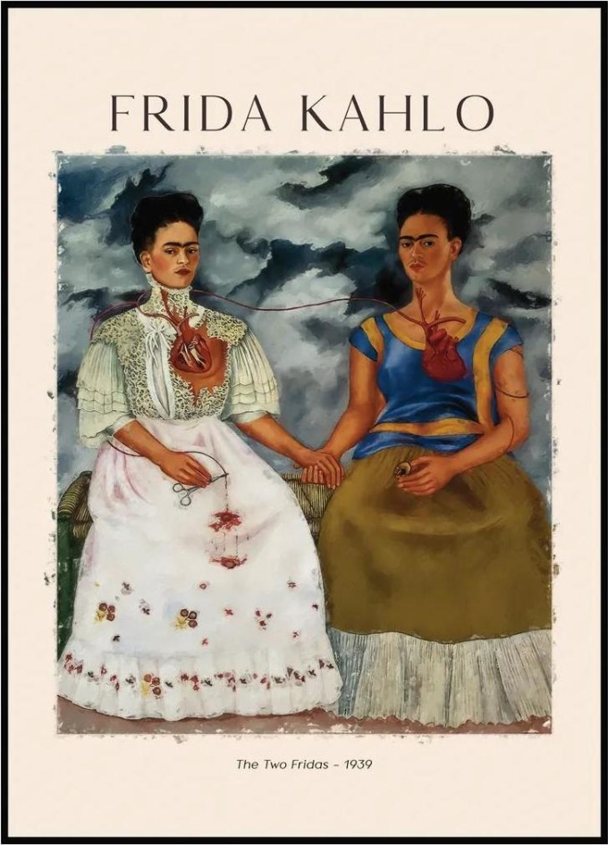 Frida Kahlo - Dvě Fridy 40 x 50 cm