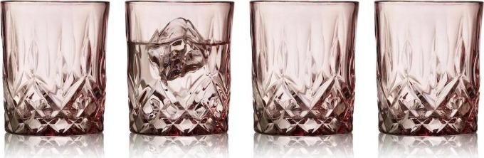 Lyngby Glas Sada sklenic na whisky Sorrento 32 ml (4 ks) Pink