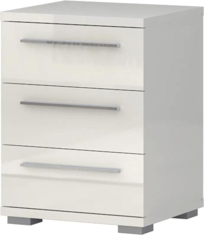 Noční stolek PIANO NS3/PN béžová lesk
