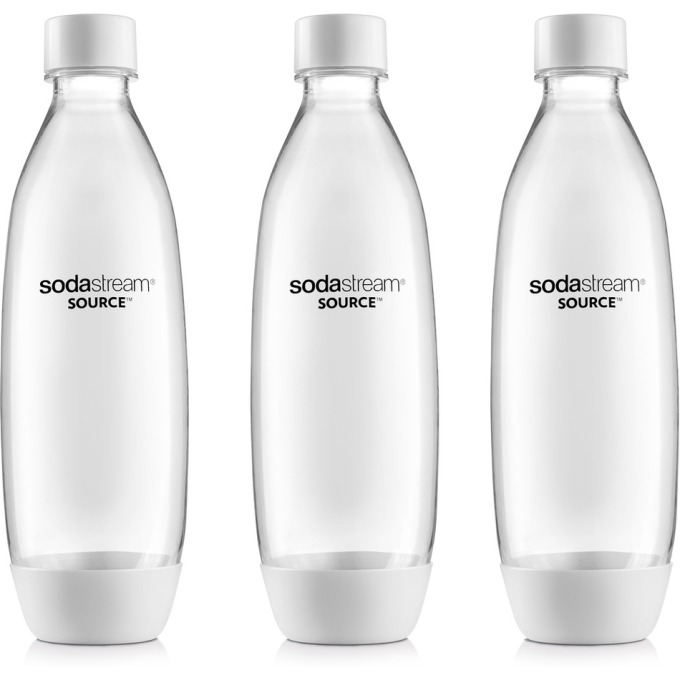 SodaStream Láhev Fuse 3Pack 1 l, bílá