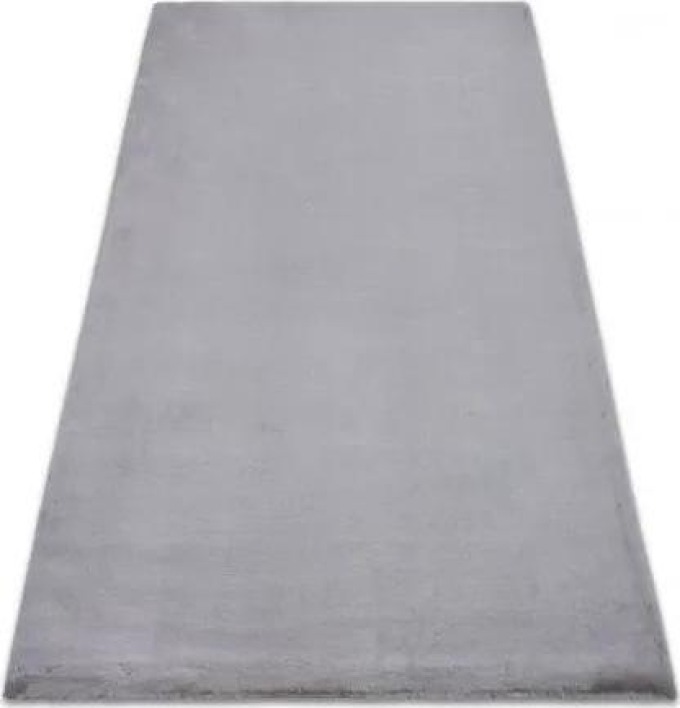 koberec BUNNY stříbrný, imitace králíčí kožešiny velikost 180x270 cm | krásné koberce cz