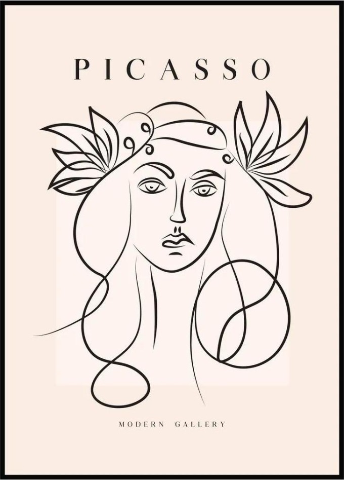 Pablo Picasso - Dívka 40 x 50 cm