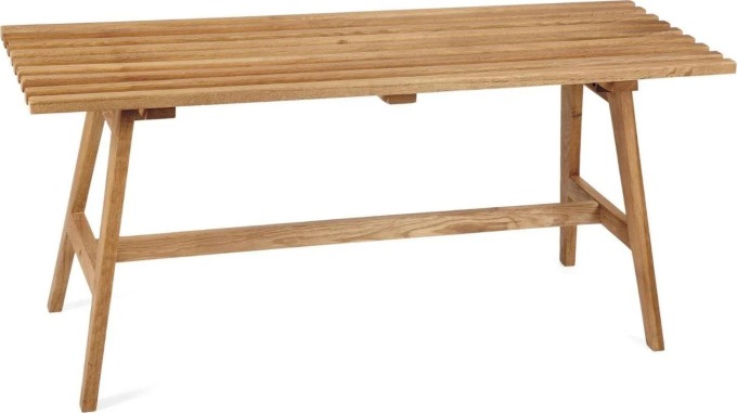 Andrea House, Dřevěná lavice Oak Bench, 100 cm | přírodní MU71006