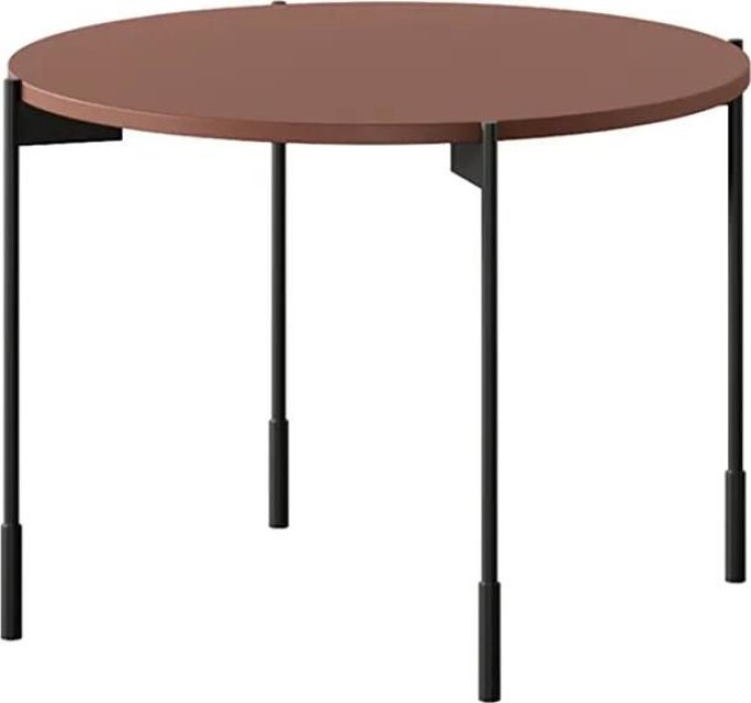 Kulatý kávový stolek Sonatia 60 cm - burgund