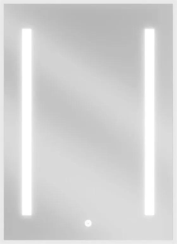 Mexen Remi podsvícené koupelnové zrcadlo 50 x 70 cm, LED 6000K, ventilátor - 9804-050-070-611-00